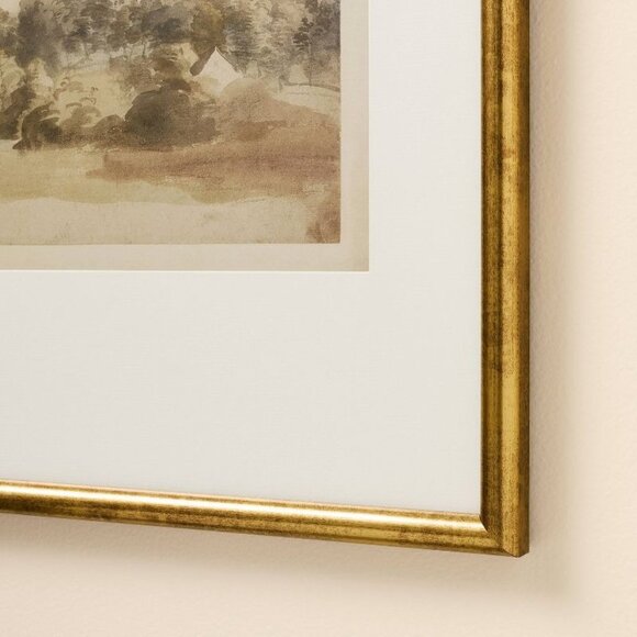 18"x24" Watercolor Tree Landscape Framed Wall Art - Hearth & Hand Magnolia - 202 - Picture 3 of 4